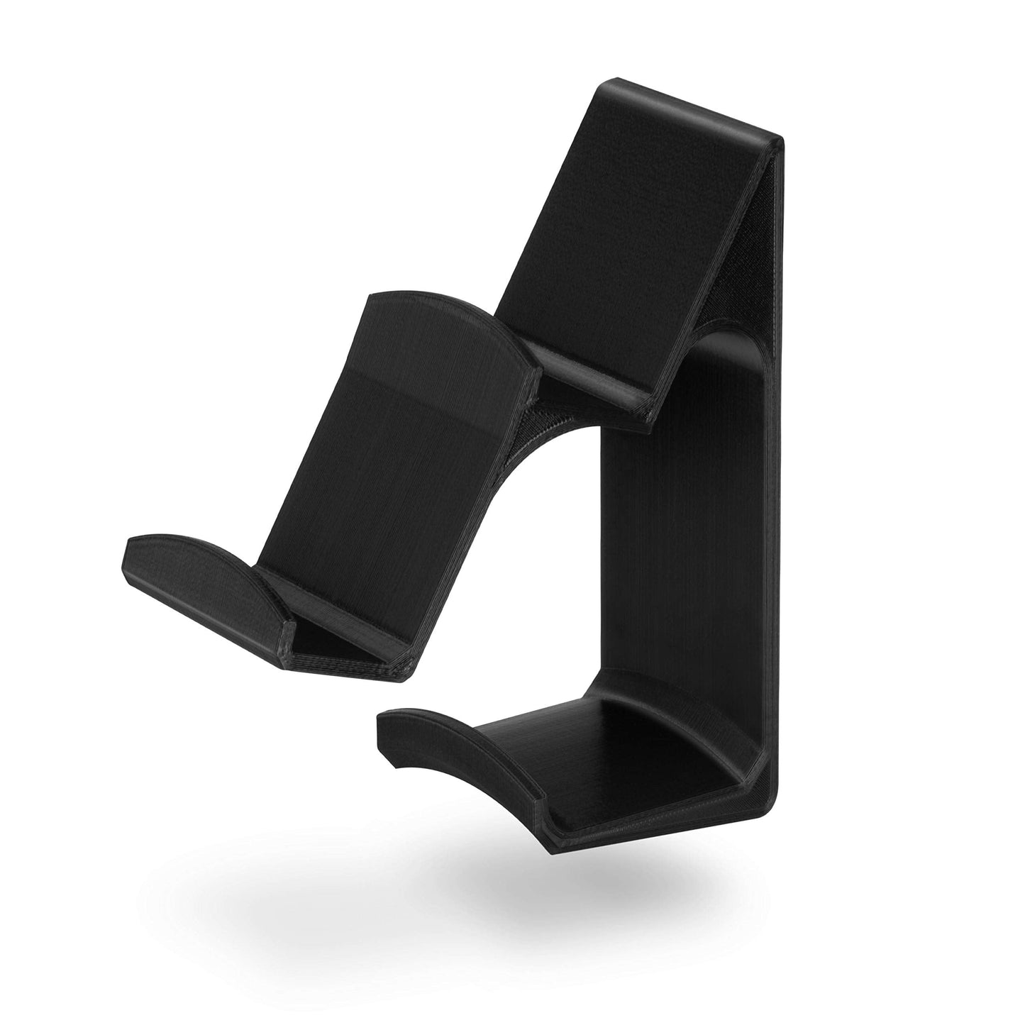 BRAINWAVZ The UberAtlas Dual Game Controller & Headphone Stand Wall Mount Holder for Xbox ONE, Series X, PS5, PS4, PS3, Switch, STEELSERIES Gamepad & More, Stay Organized No Screws