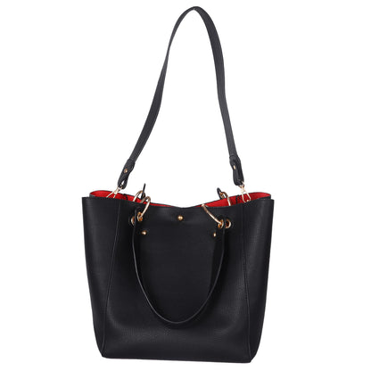 sqlp Large Work Tote Bag for Women Designer Purses and Handbags Big Bucket bags Ladies Travel Crossbody Purse Black