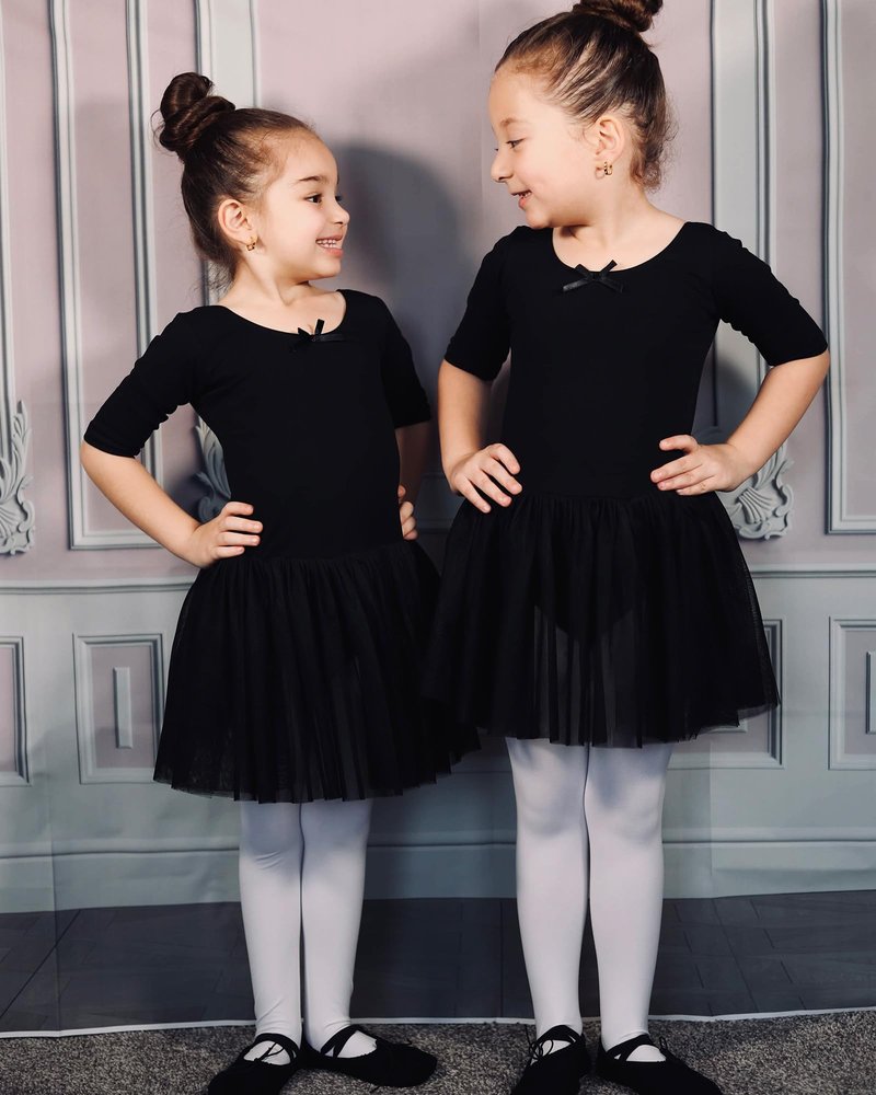 Stelle Girls' Ultra Soft Pro Dance Tight/Ballet Footed Tight (Toddler/Little Kid/Big Kid), BP+WT+BK, 2-4T