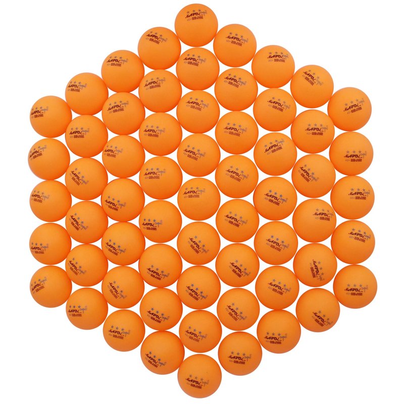 MAPOL 60 Counts 3-Star Orange 40+ Premium Training Ping Pong Balls Advanced Practice Table Tennis Ball