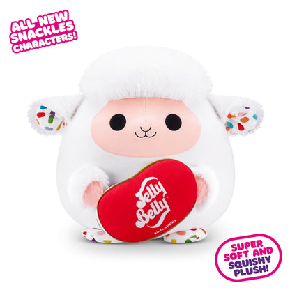 Snackles, Series 2, Lamb (Jelly Belly), Plush Toy, Medium (35 cm), Brown Box, (Lamb)