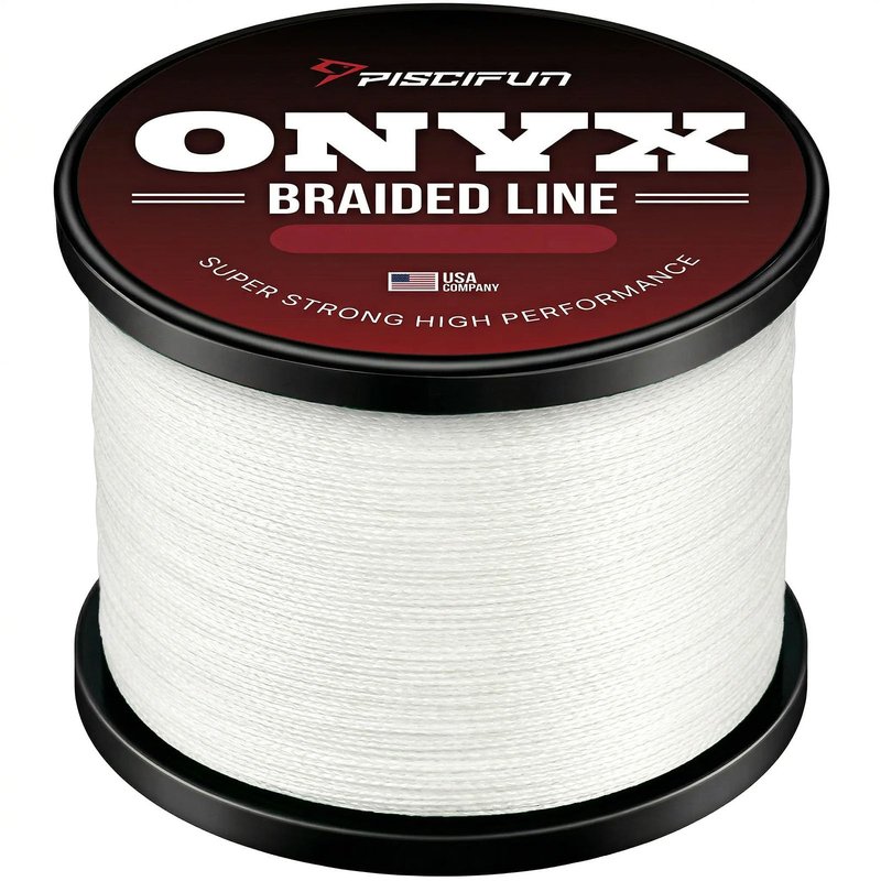 Piscifun Onyx Braided Fishing Line Advanced Superline Braid Lines 300Yd 15lb White