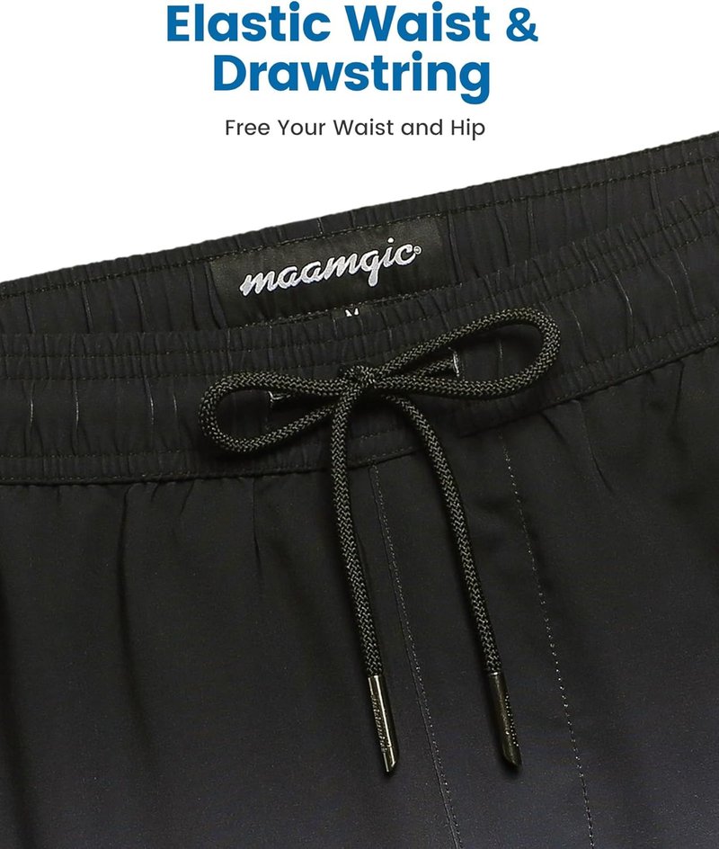 Men's 2-in-1 Swim Trunks - 7-Inch Board Shorts with Quick-Dry Fabric | Stylish Swim Suits