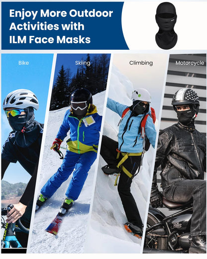 ILM Motorcycle Balaclava Face Mask for Ski Snowboard Cycling Working Hunting