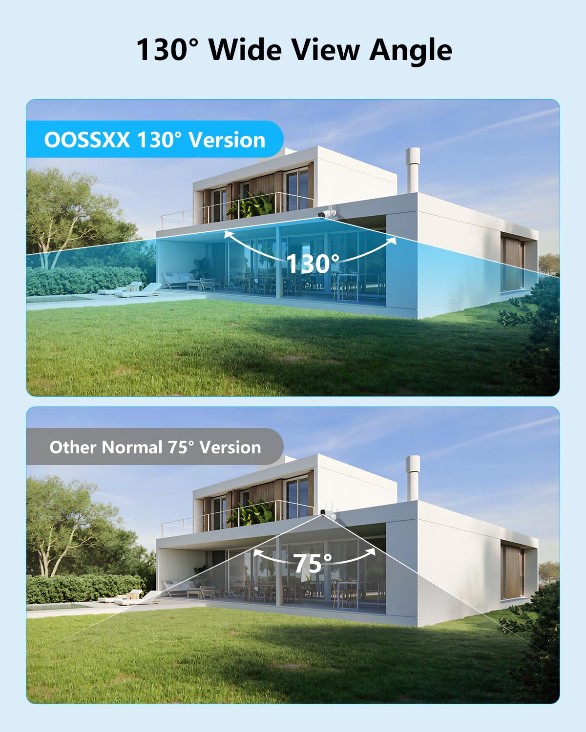 (2026 Updated) 5MP Wireless Security Camera System with 10CH NVR & 10" IPS Monitor, 4 Dual-Antenna Cameras, Dual-Band WiFi, 2-Way Audio, IP66 Waterproof, 1TB HDD, Free App