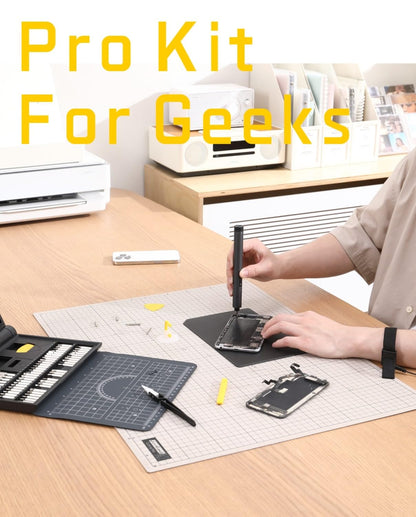 Fanttik E1 NEX Workstation 3.7V Electric Screwdriver Kit, Precision Screwdriver Set, 64 Magnetic Bits, 12 Types Fix Tools, 0.05/0.2 N.m, Repair Tool for Phone Laptop Watch Electronics