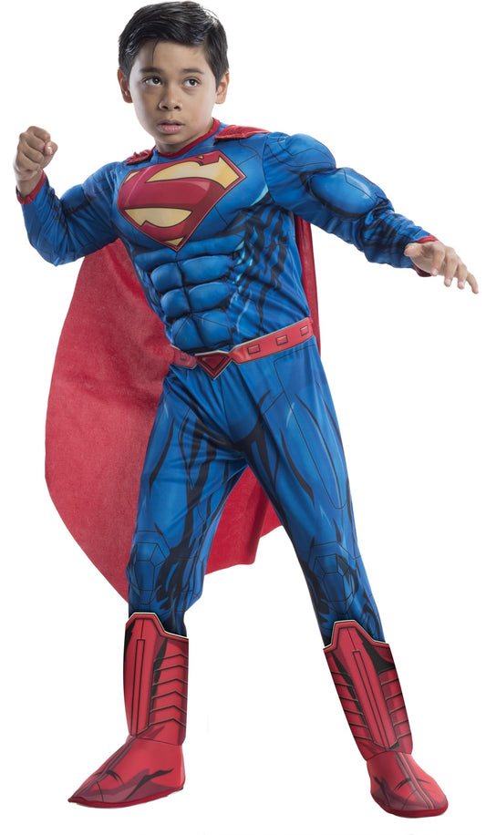 DC Comics Superheroes: Superman Deluxe Costume for Kids by Rubies, Boy's Small