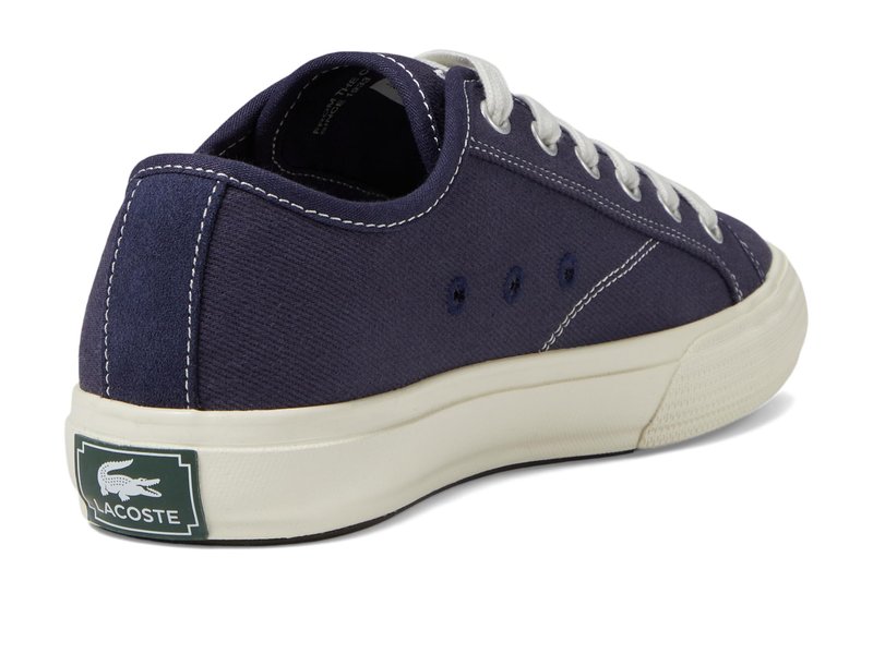 Lacoste Men's BACKCOURT Sneaker, NVY/Off WHT, 13
