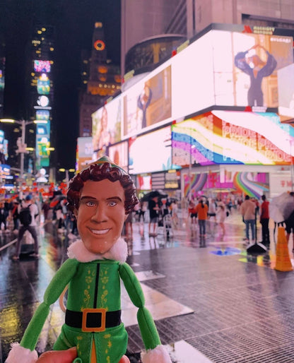 Jakks Holiday Elf Buddy The Elf Talking Plush with 15 Phrases Approximately 12-Inches in Height