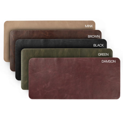 Londo Genuine Leather Extended Mouse Pad - 74x33.5cm Desk Mat - Smooth & Non-Slip Surface