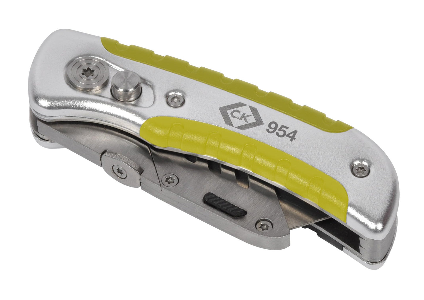 C.K T0954 Folding Utility Knife, Silver