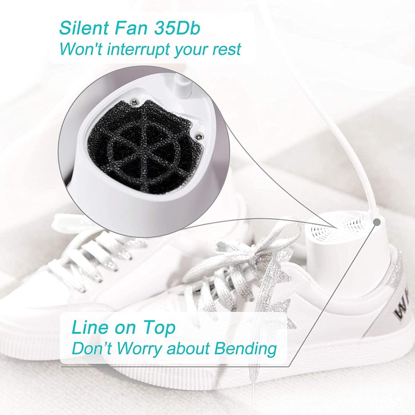Home Care Wholesale Shoe Dryer and Deodorizer with Timer - Shoes Boots Socks Gloves Dryer Warmer, No Noise | Strong Wire | US Plug