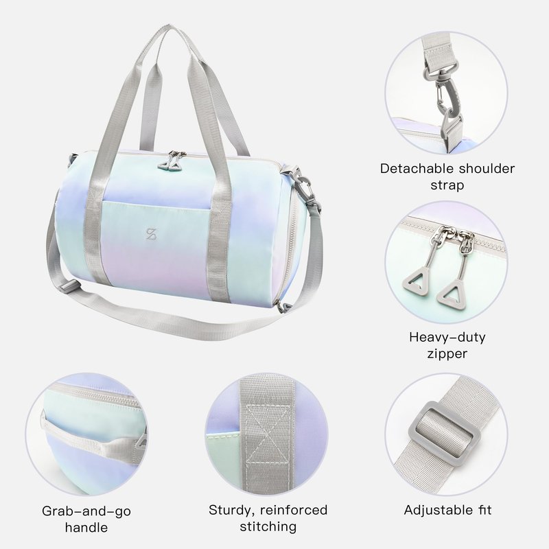 STELLE Dance Bag for Girls Ballet Bag Gifts for Girls Waterproof Sports Gymnastics Bag with Shoe Compartment Cheer Duffle Bag