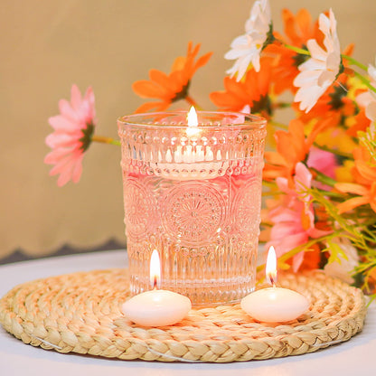 20 Pcs Floating Candles Centerpieces, 1.5 Inch Unscented Floating Candles Small Decoration for Valentine's Day, Thanksgiving, Wedding, Holiday, Parties and Home Decor