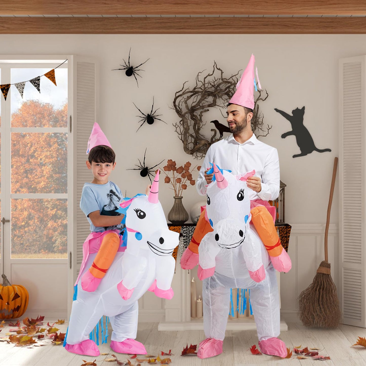 TOLOCO Inflatable Costume for Adults Unicorn Costume Blow up Costume Adult Halloween Costumes for Men
