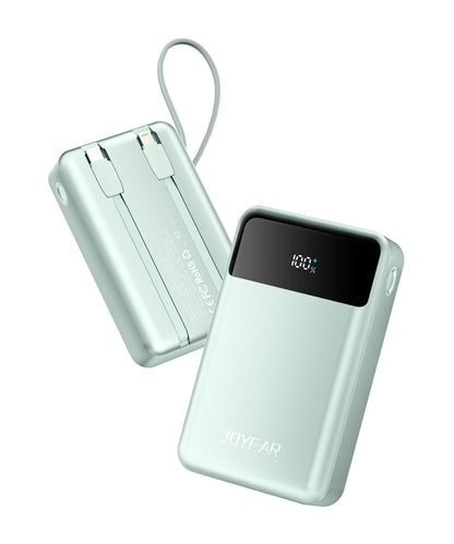 Portable-Charger-Power-Bank Travel Essentials Battery Pack USB C 30000mAh Built in Cable 22.5W Phone Fast Charging Powerbank Compatible with iPhone 16 15 14 13 12 11 iPad Samsung Google Xiaomi