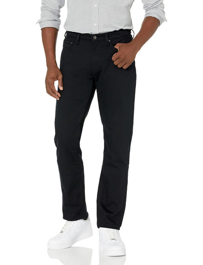 Amazon Essentials Men's Athletic-Fit Stretch Jeans - Discontinued Colours, Black, 36W / 32L