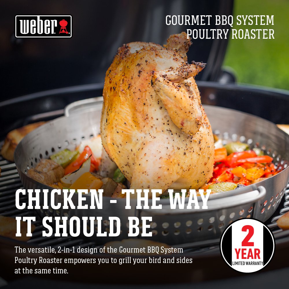 Weber 8838 Gourmet Poultry Roaster