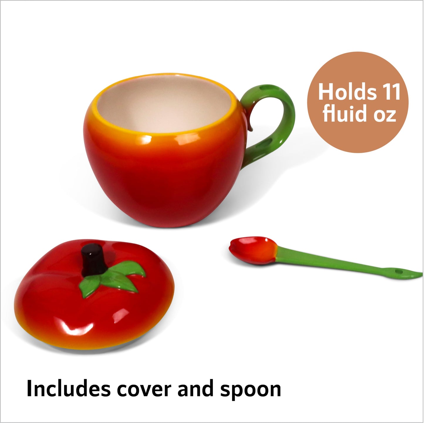 Apple Mug, Teacher Appreciation Gift, Unique Novelty Coffee Cup, Great Teachers Gift Idea & Desk Décor, for Holidays, Birthdays, End of Year Appreciation, for Best Male, Female Gifts