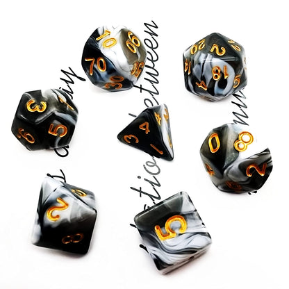 DND Dice Set 3 Sets Polyhedral Dice for Dungeons and Dragons DND Dice TRPG Table Board Roll Playing Games