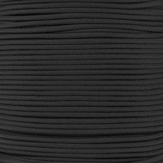 Mil Spec Type III 550 Paracord – 7 Strand Core – Nylon Commercial Grade, Parachute Cord, Survival Cord (100 Feet, Black)