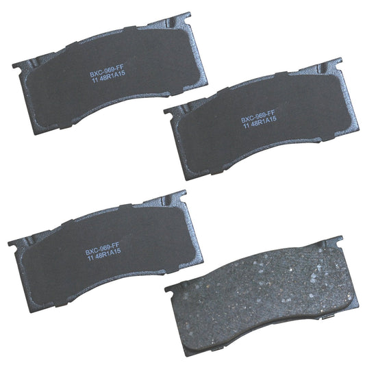 Bendix Premium SBC11 Ceramic Front Brake Pads for Select Models Dodge Dart,Ford Fairlane,Falcon,Sedan Delivery,Mustang,Ranchero,Mercury Comet,Cougar,Cyclone,Plymouth Barracuda,Duster,Scamp,Valiant