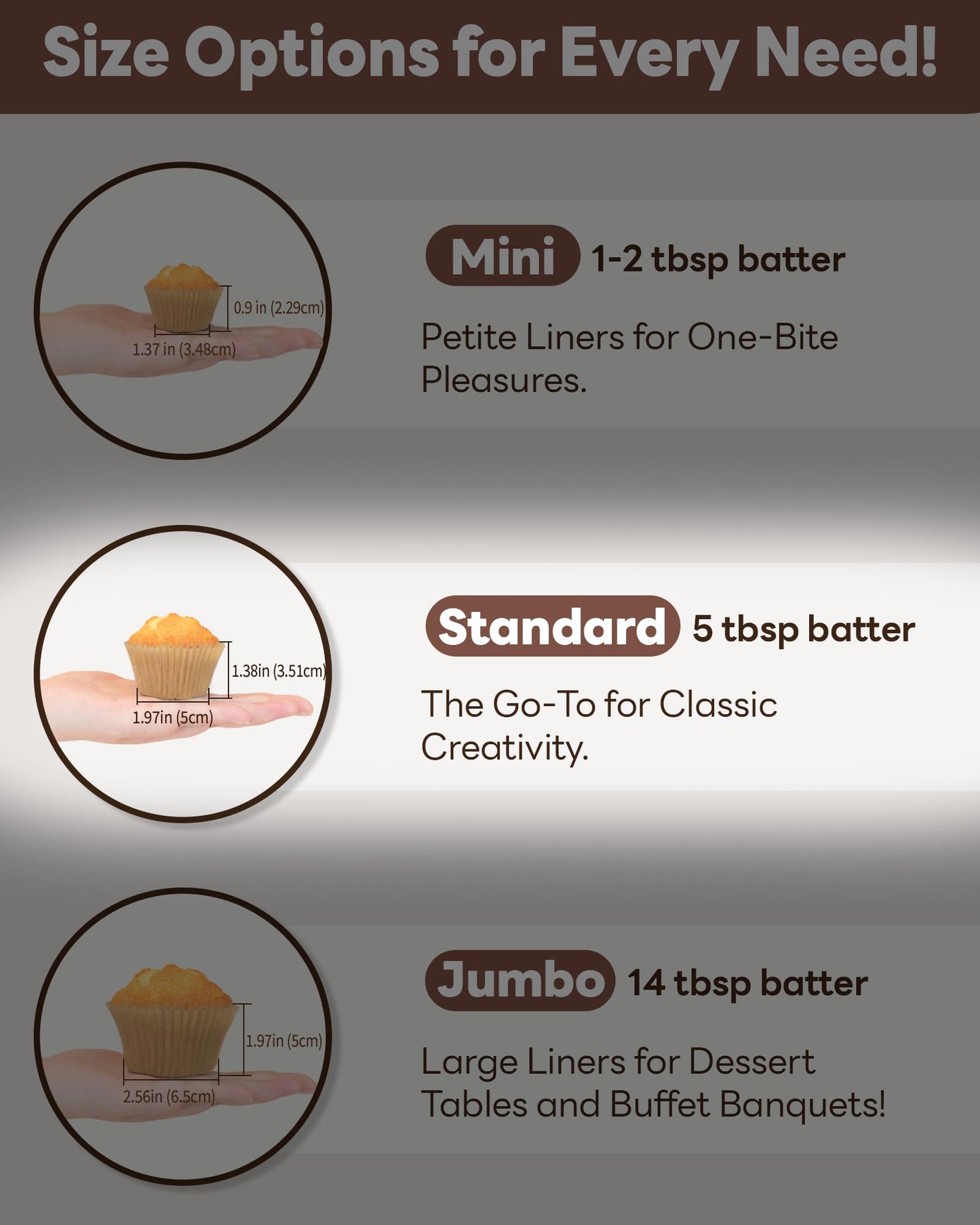 Bake Choice 200 Pcs Cupcake Liners with 12 Pcs Toppers, Standard Size Cupcake Liners for Baking, Halloween Baking Supplies