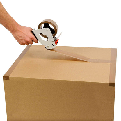 Packatape Brown Packaging Tape, Heavy Duty Packing Tape For Industrial And Warehouse Use, 12 Rolls 48mm X 66m