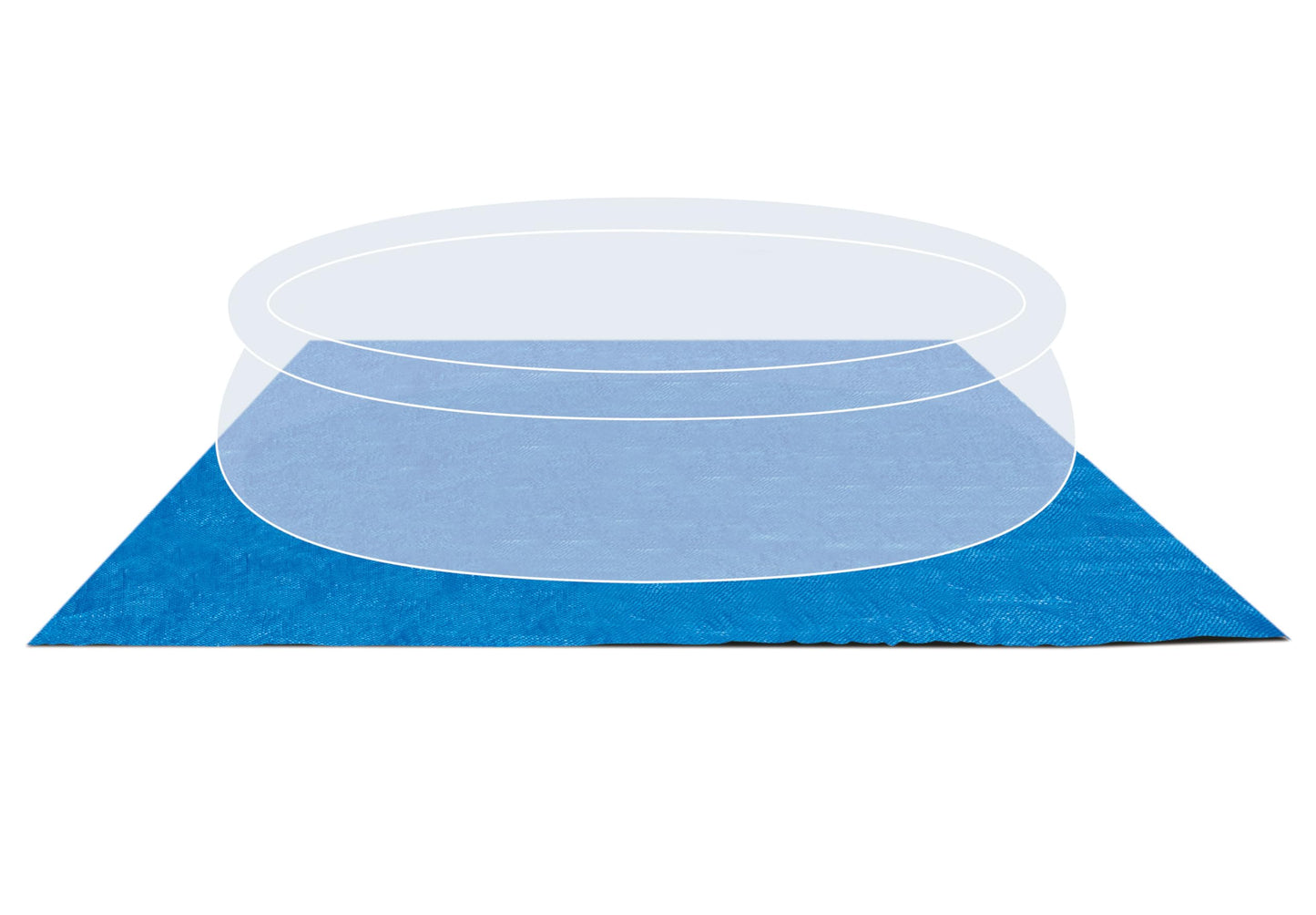 Intex Ground Cloth for Swimming Pools Blue , 472 x 472 cm