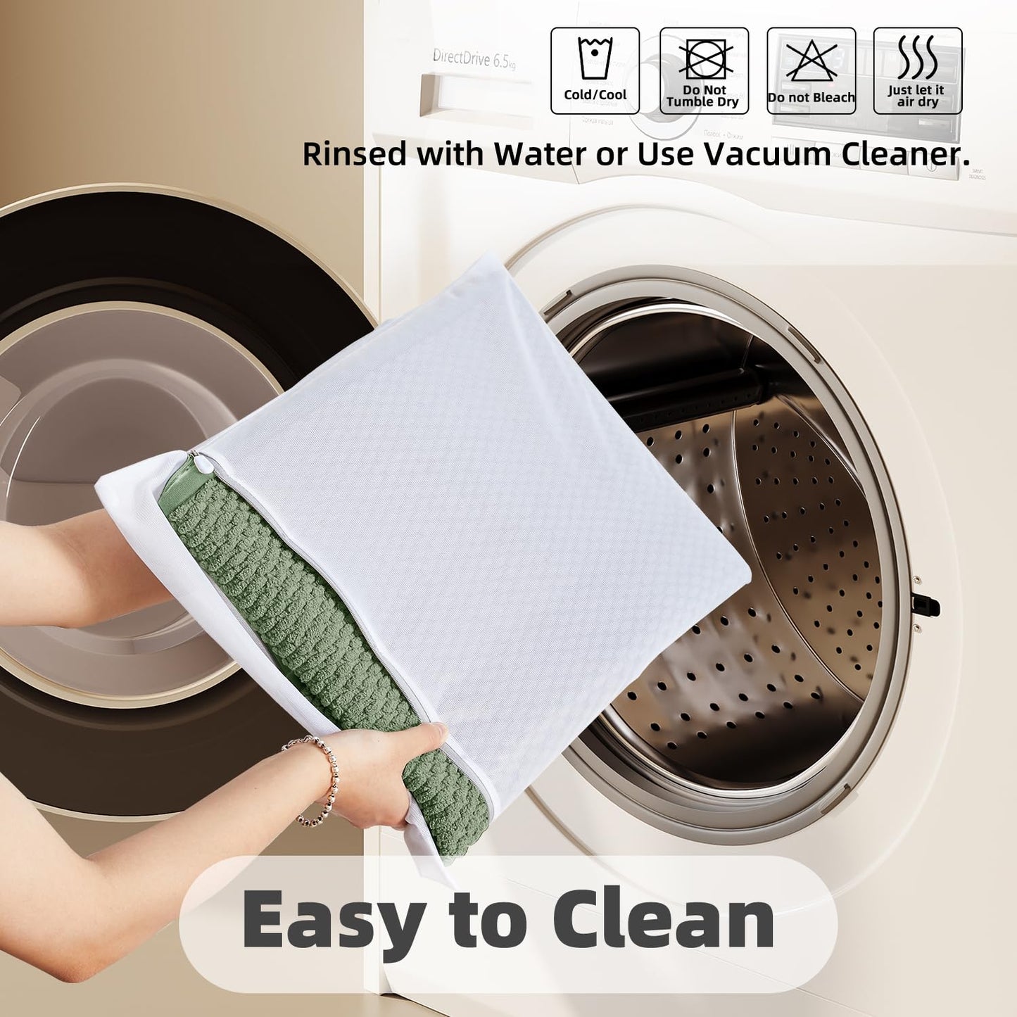 TYUU Bathroom Rugs Non Slip Washable, Super Absorbent Thin Bath Mat Small Quick Dry Low Pile Bathroom Rug, Sage Green 16"x24"