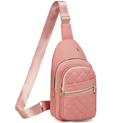 Small Sling Backpack Crossbody Sling Bag for Women, Chest Bag Daypack Fanny Pack Cross Body Bag for Outdoors Hiking Traveling - Black