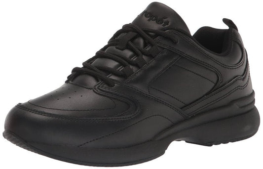 Propét Women's LifeWalker Sport Sneakers, Black, 7 X-Wide US