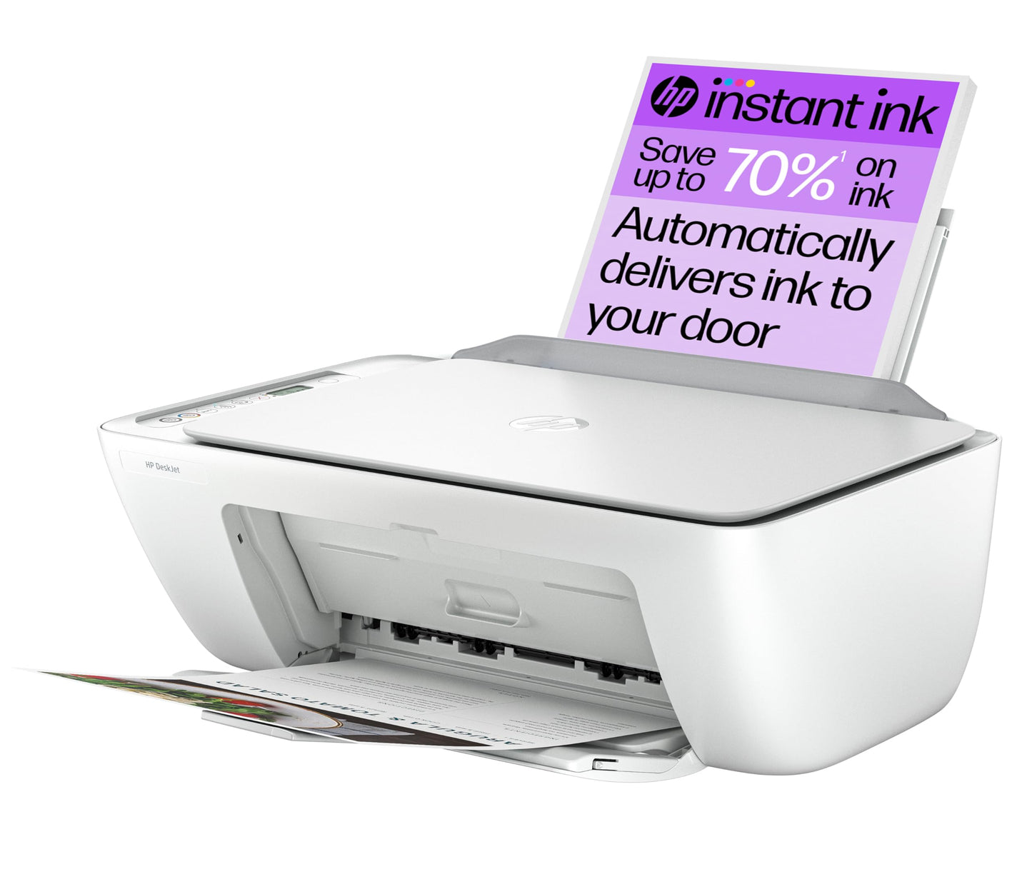 HP DeskJet 2810e All in One Printer | Perfect for Home | Colour | Wireless | Print, Scan & Copy | 3 Months of Instant Ink included Easy Setup & Reliable Wi-Fi | White