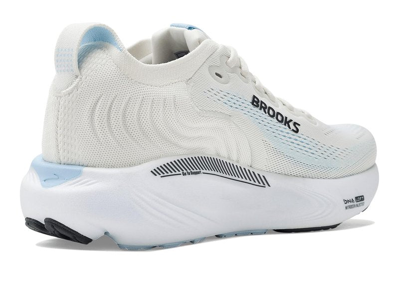 Brooks Women’s Adrenaline GTS 25 Supportive Running & Walking Shoe - Star White/Nantucket/Chrome - 7 Medium