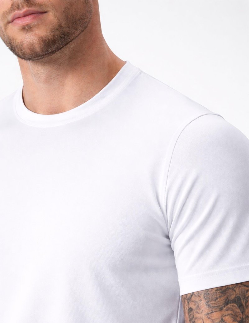 5 Pack Men’s Active Quick Dry Crew Neck T Shirts | Athletic Running Gym Workout Short Sleeve Tee Tops Bulk (Set 15, 5X-Large) Black/White