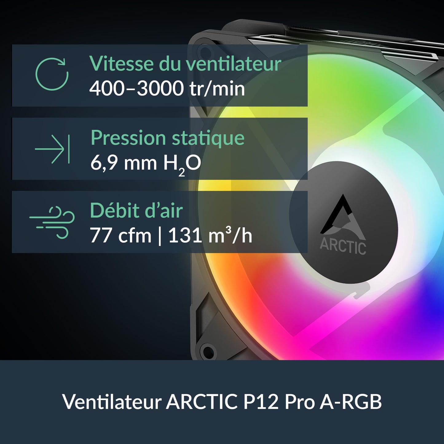 ARCTIC Liquid Freezer III Pro 360 A-RGB - AIO CPU Cooler, 3 x 120 mm Water Cooling, 38 mm Radiator, PWM Pump, VRM Fan, AMD AM5/AM4, Intel LGA1851/1700 Contact Frame - Black