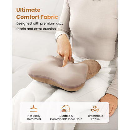 BOB AND BRAD Cordless Back Massager with Heat FSA Eligible HSA Eligible, Shiatsu Neck Massager for Pain Relief Deep Tissue, 3D Kneading Massage Pillow for Pain Relief, Birthday Gifts for Women Men