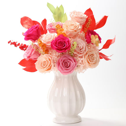 lovenfold Flowers for Delivery,Preserved Flowers Bouquets,Purple Rose Bouquets That Last 1-3 Years,Birthday Flowers Gifts for Women Mom Grandma Wife Friends