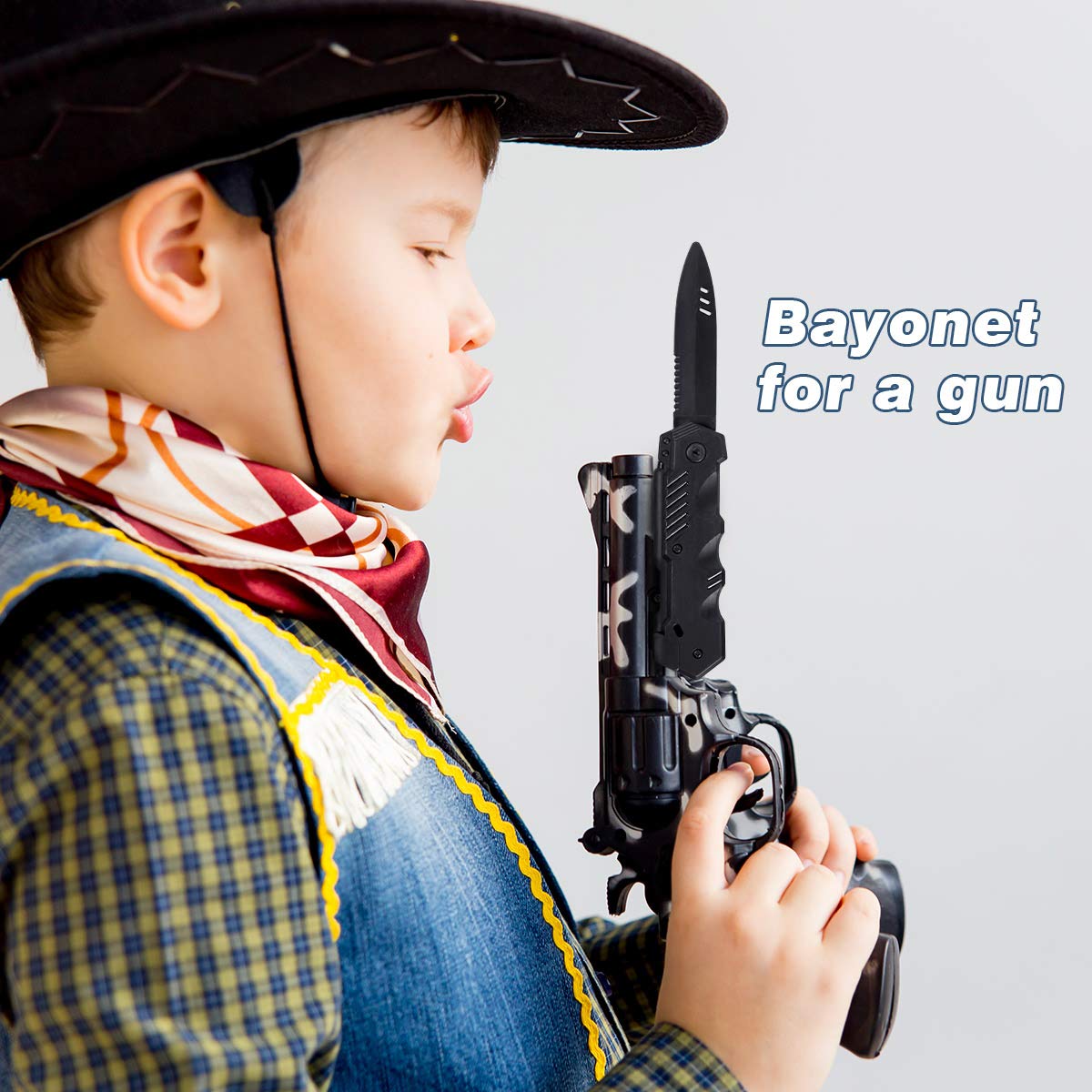 JOLLYSTYLE 6PCS Fake Knife - Halloween Prop Plastic Trick Disappear Fake Plastic