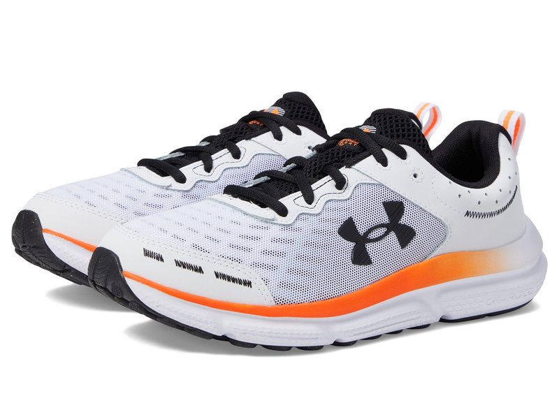 Under Armour Men's Charged Assert 10, (101) White/White/Black, 12, US