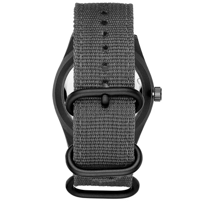 HANPOSH Mens Watches Military Army Analog Quartz Sports Waterproof Wrist Watch for Men with Date Display Nylon Strap Tactical Field