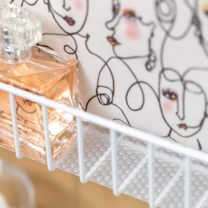 EasyLiner Clear Classic Shelf Liner - Durable Non Adhesive Fridge Liner - Easy to Install & Clean - Kitchen Liner Mat for Fridge Shelves - Food Safe Removable Shelf Liner - 12in. x 6ft. - Clear