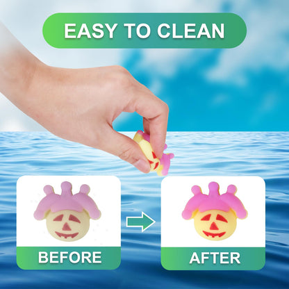 32 pcs Halloween Mochi Squishy Toys,Slow Rising Soft Squishies Toy,Stress Relief Toys,Party Favors Bulk for Kids,Squishy Goodie Bag Gifts,Halloween Treat Bag Classroom Prizes for Kids