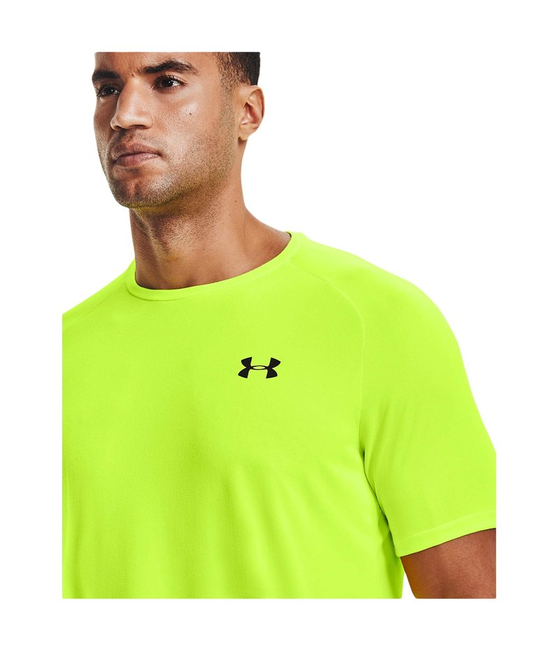 Under Armour Men's Tech 2.0 Short-Sleeve T-Shirt , High-Vis Yellow (731)/Black, Large