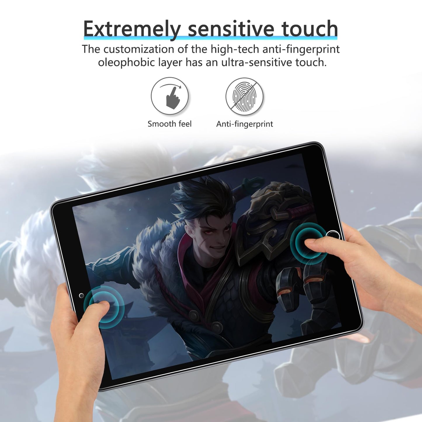 OMOTON Screen Protector for iPad Air 5th 4th Generation (Air 5/4, 10.9 Inch, 2022/2020) iPad Pro 11 Inch (2022/2021/2020/2019) Tablet - Tempered Glass, Case Friendly, Apple Pencil Compatible, 2 Pack