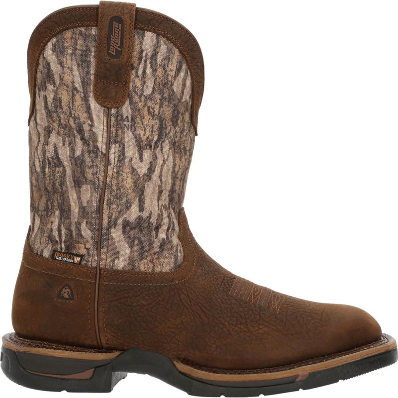 ROCKY Long Range 11" Waterproof Western Boot Size 7.5(W)