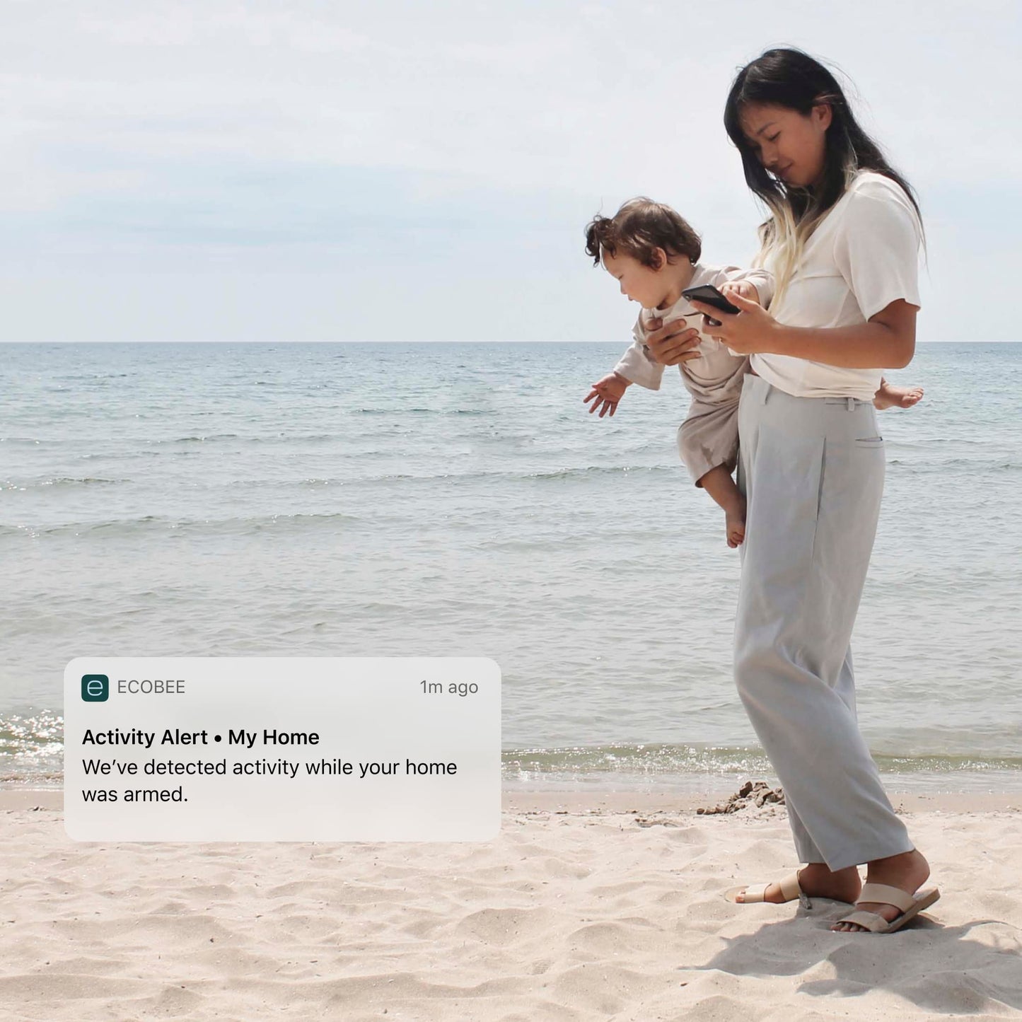 ecobee SmartCamera Smart Security Bundle with ecobee Smart Camera Indoor WiFi Security Camera and 2 Pack SmartSensor for Doors & Windows - Wifi Contact Sensor for Home Security, Energy Savings - Compatible with Smart Thermostats