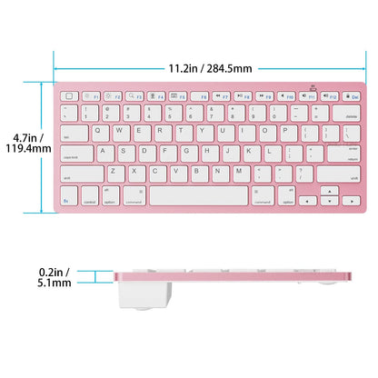 OMOTON Bluetooth Keyboard Compatible with iPad 10th Generation, iPad 10.2 (9th/8th/7th), iPad Pro 13/12.9/11 inch, iPad Air/Mini and More iOS Devices, White