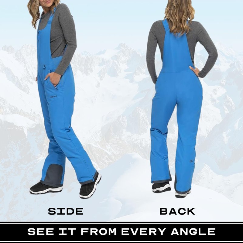 Arctix Women's Essential Insulated Bib Overalls, Marina Blue, 3X Tall