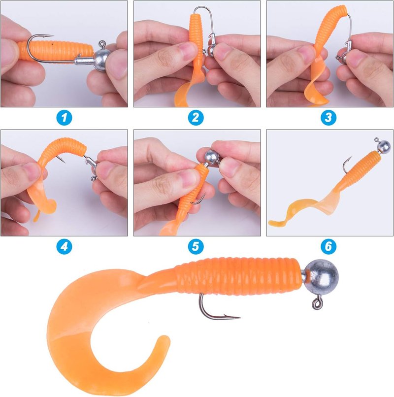 Goture Round Jig Head - Premium Jig Hooks for Freshwater & Saltwater Fishing | Ideal for Trout, Bass & Crappie